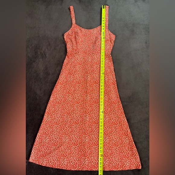Free People Orange Midi Dress - Picture 4 of 10